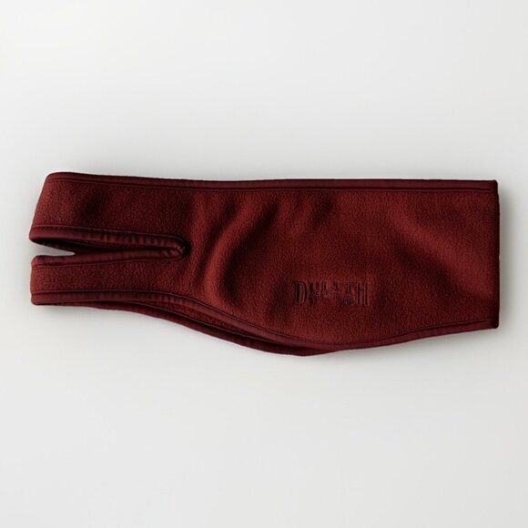 Duluth Trading Company Women's Shoreline Fleece Ear Band Orange M/L Ponytail - Picture 3 of 10